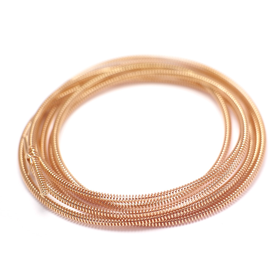 Rose Gold Bracelet - Feder ketten, rosé vergoldete Messing kette