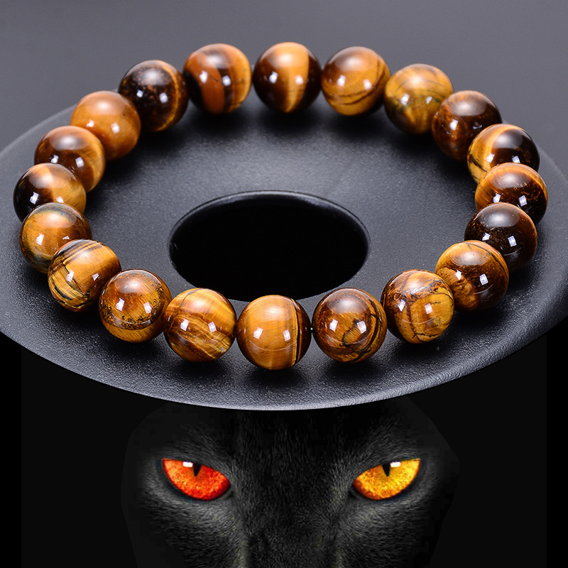 Gemstone Bracelet Healing - 1pc Mode Tiger Eye Armreifen Männer