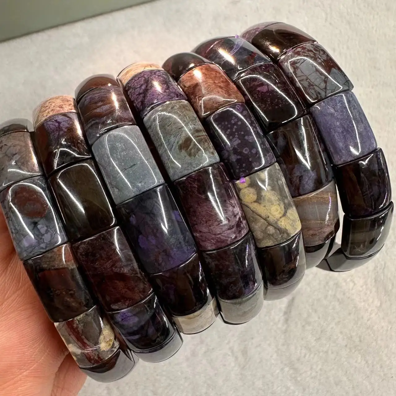 Gemstone Bracelet Healing - AAA Natürliche Sugilite Armband 10*13mm Edelstein