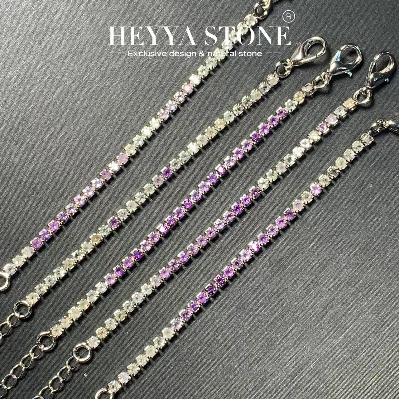HEYYA STEIN Natürliches Amethy – Gemstone Bracelet Healing Bewertung und Preis