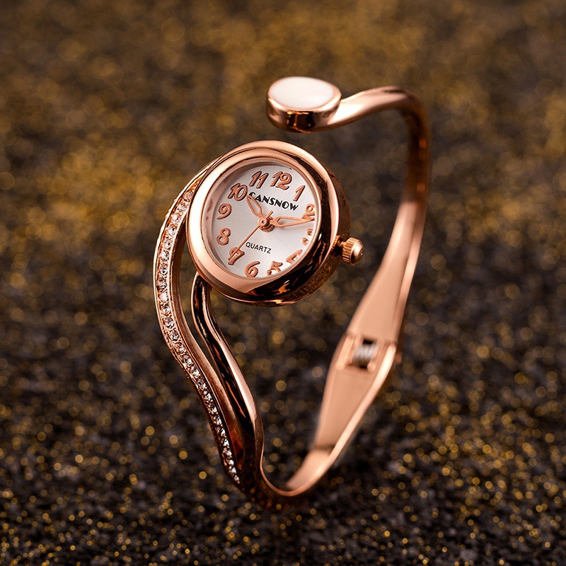 Kreative Mode Frauen Kleid Arm – Jewelry Diamond Watches Bewertung und Preis
