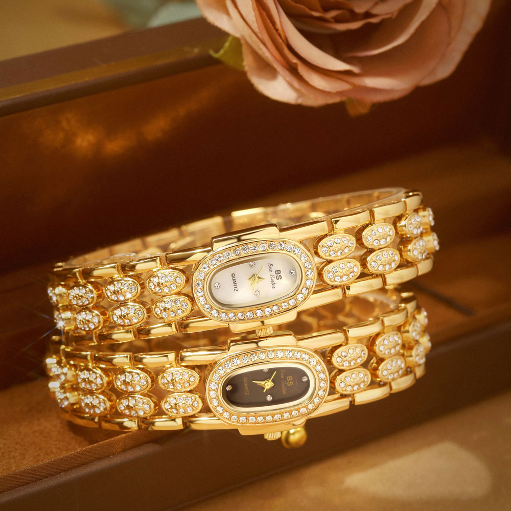 Mode Uhren Gold Armband Edelst – Jewelry Diamond Watches Bewertung und Preis