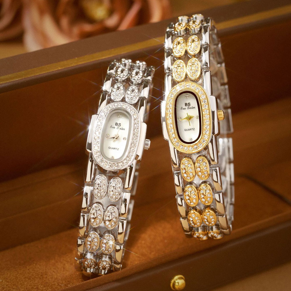 Mode Uhren Gold Armband Edelst – Jewelry Diamond Watches Bewertung und Preis