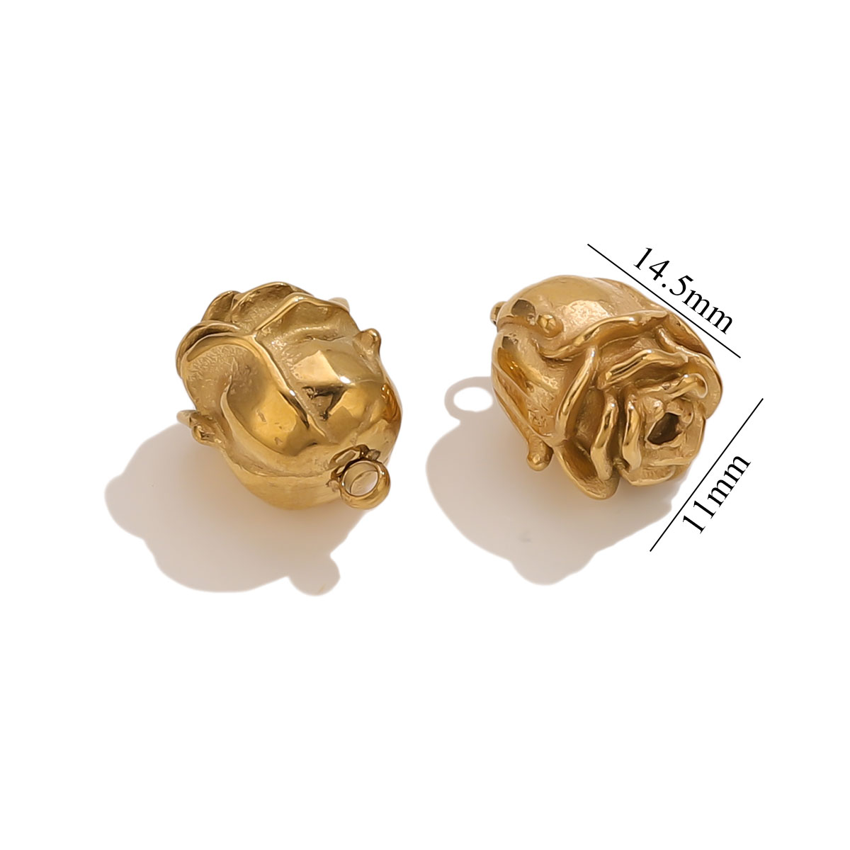 3 Stück vergoldeter Rosenanhän – Rose Gold Bracelet Bewertung und Preis