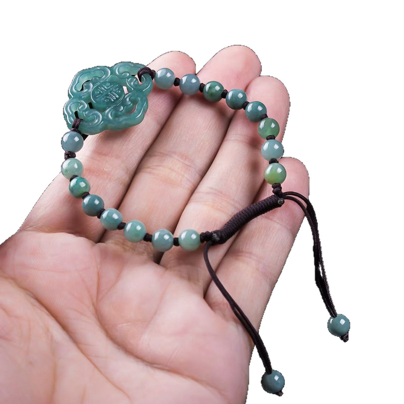 Natürliches Jadeit-Armband der – Jewelry & Watches Store Bewertung und Preis