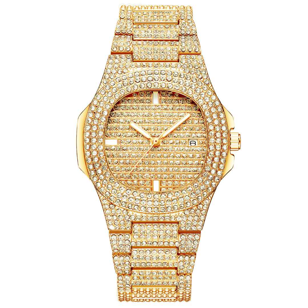 1pc Beliebte Hip Hop Voll Küns – Jewelry Diamond Watches Bewertung und Preis