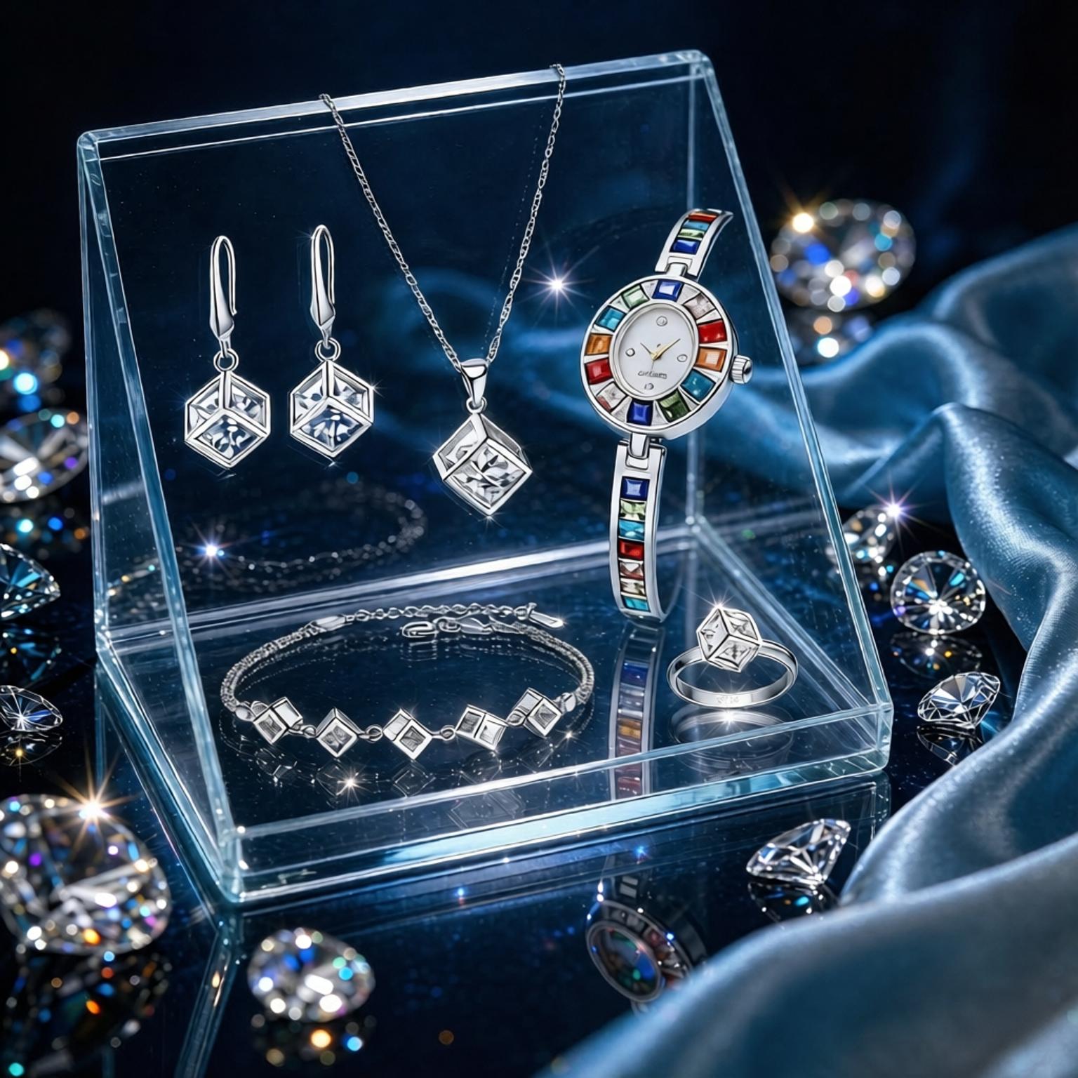 Luxuriöses 925 Sterling Silber – Best Jewelry Watches Women Bewertung und Preis