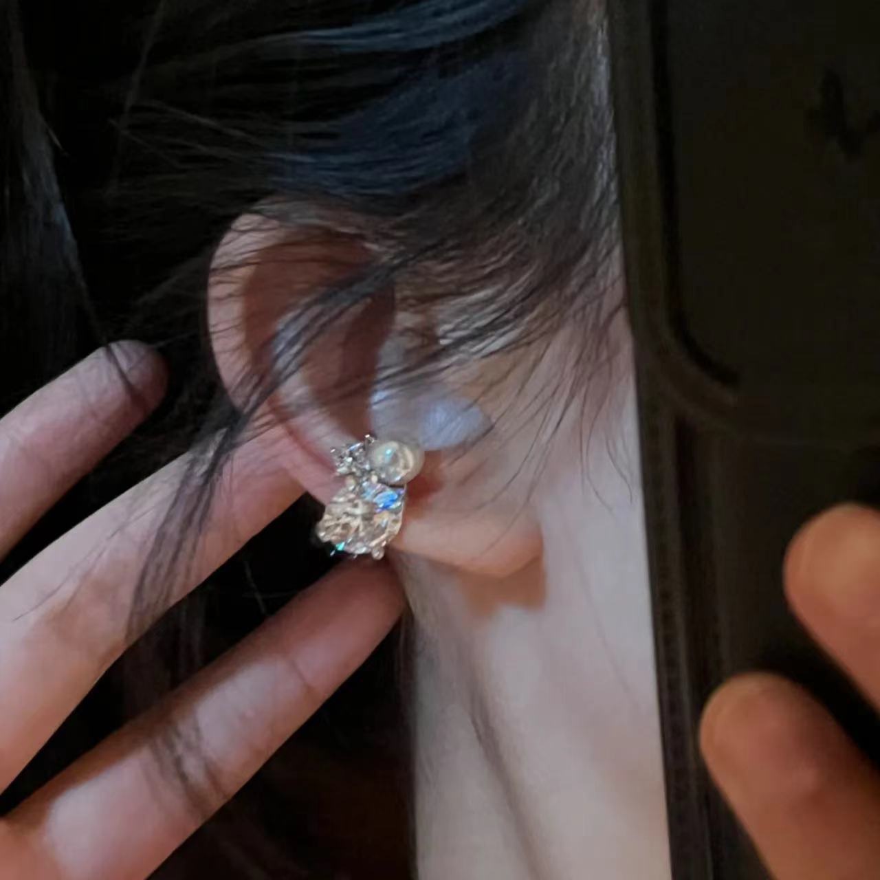 1 Stück glänzender Imitationsp – Ear Cuff No Piercing Bewertung und Preis