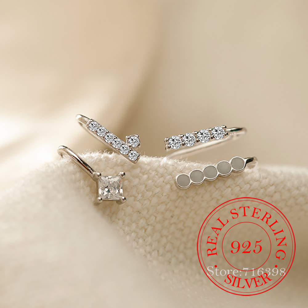 925 Sterling Silber Asymmetris – Ear Cuff No Piercing Bewertung und Preis