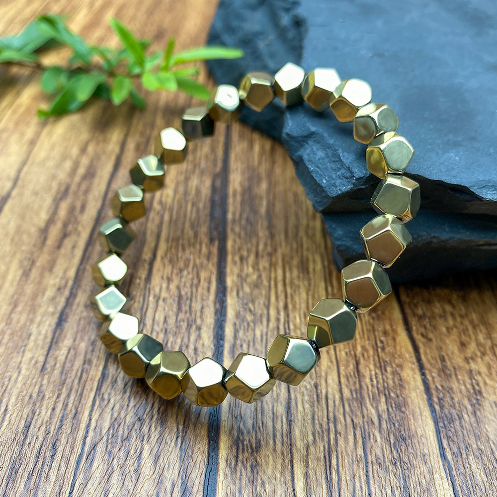 Naturstein-Facettenperlen-Armb – Gemstone Bracelet Healing Bewertung und Preis