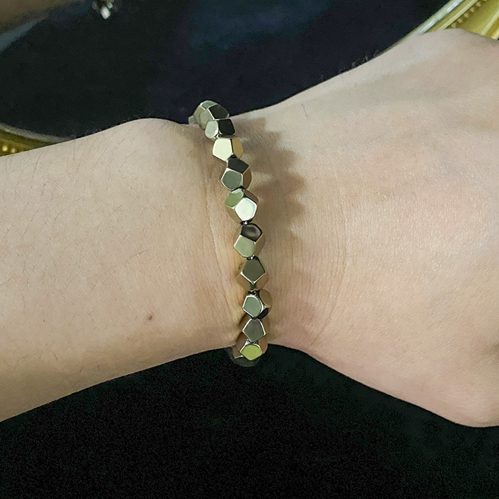 Naturstein-Facettenperlen-Armb – Gemstone Bracelet Healing Bewertung und Preis
