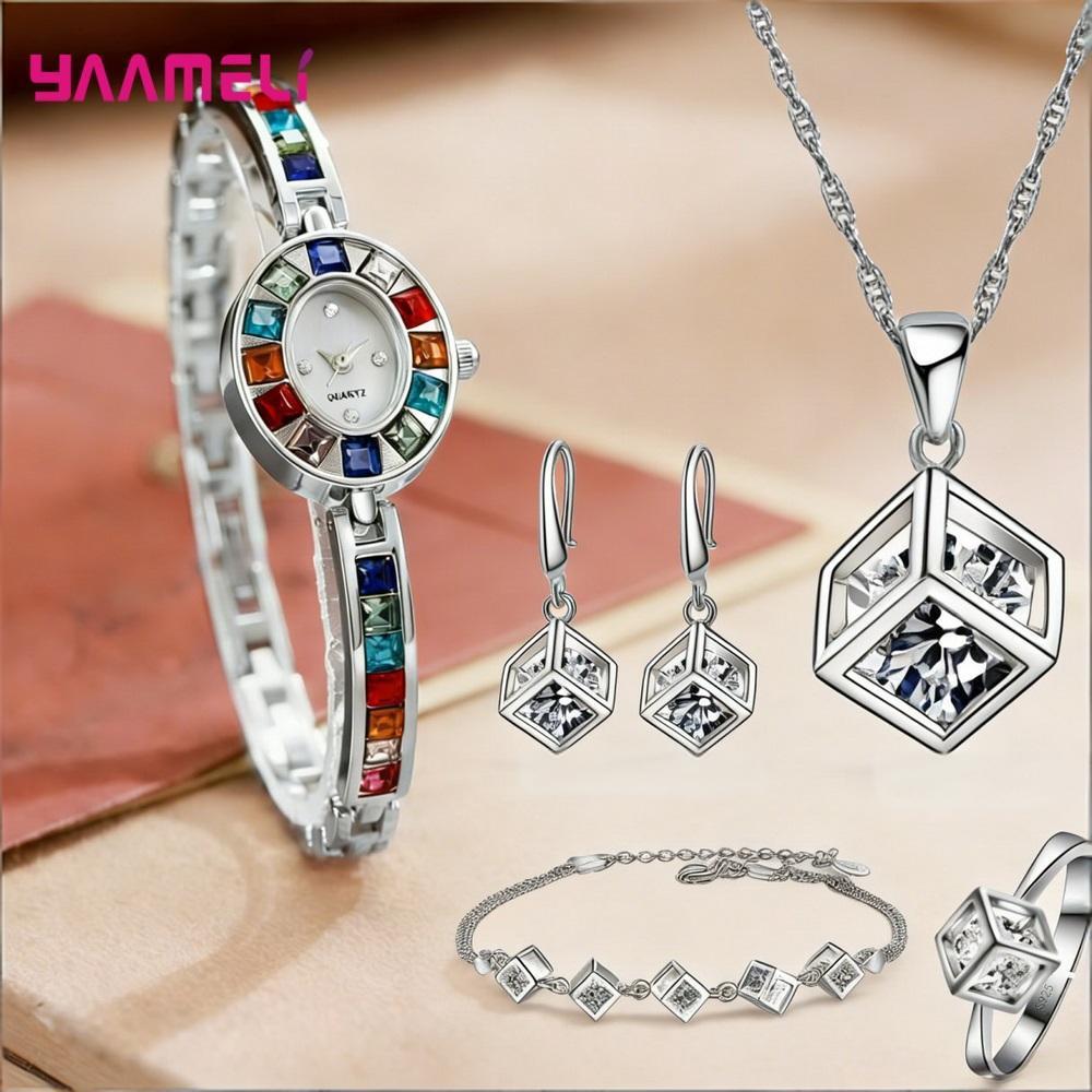 Luxuriöses 925er Sterlingsilbe – Best Jewelry Watches Women Bewertung und Preis